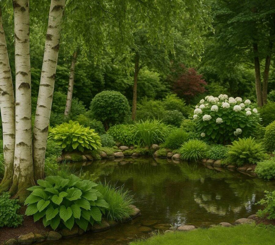 Kompozycje brzozy w ogrodzie. Porady i inspiracje z innymi roślinami