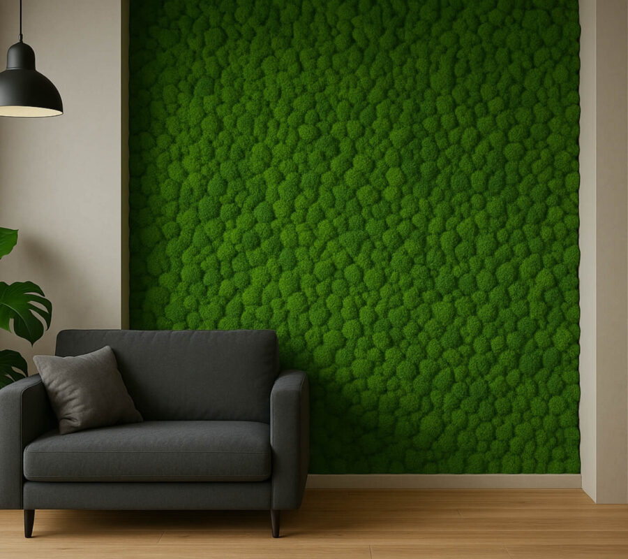 Mech chrobotek – jak dbać o zielone dekoracje we wnętrzach?