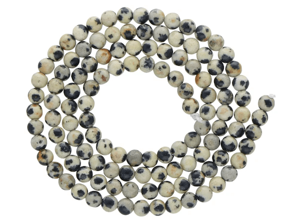 Jaspis dalmatyński kule na sznurku od Aragonit Jaspis dalmatyński hurtownia Aragonit