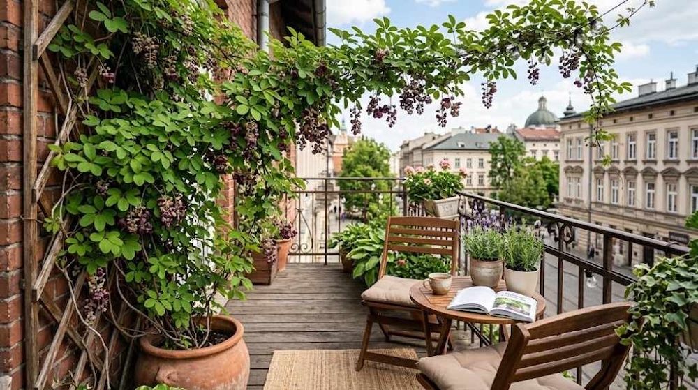 pnącza zimozielone - Akebia pięciolistkowa