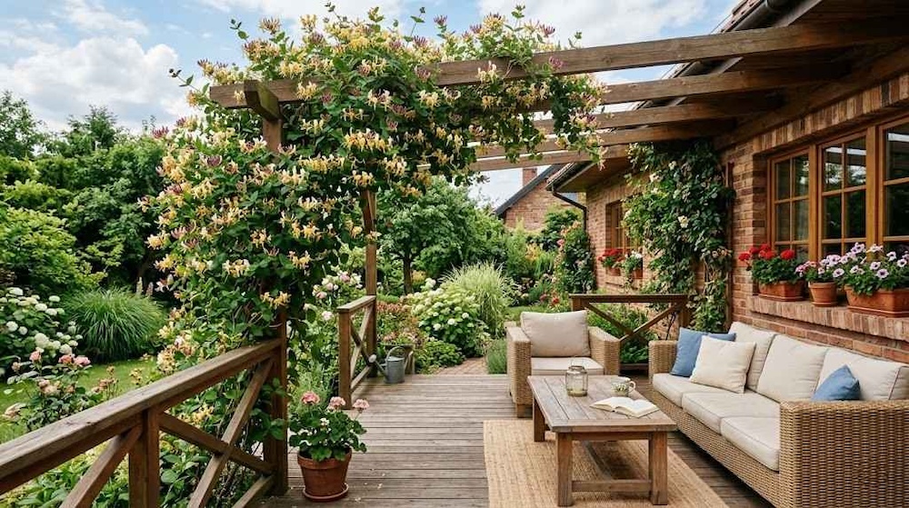 pnącza zimozielone - Lonicera