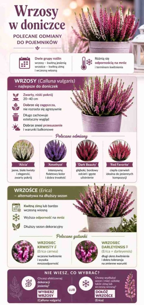 wrzosy w doniczce - odmiany 