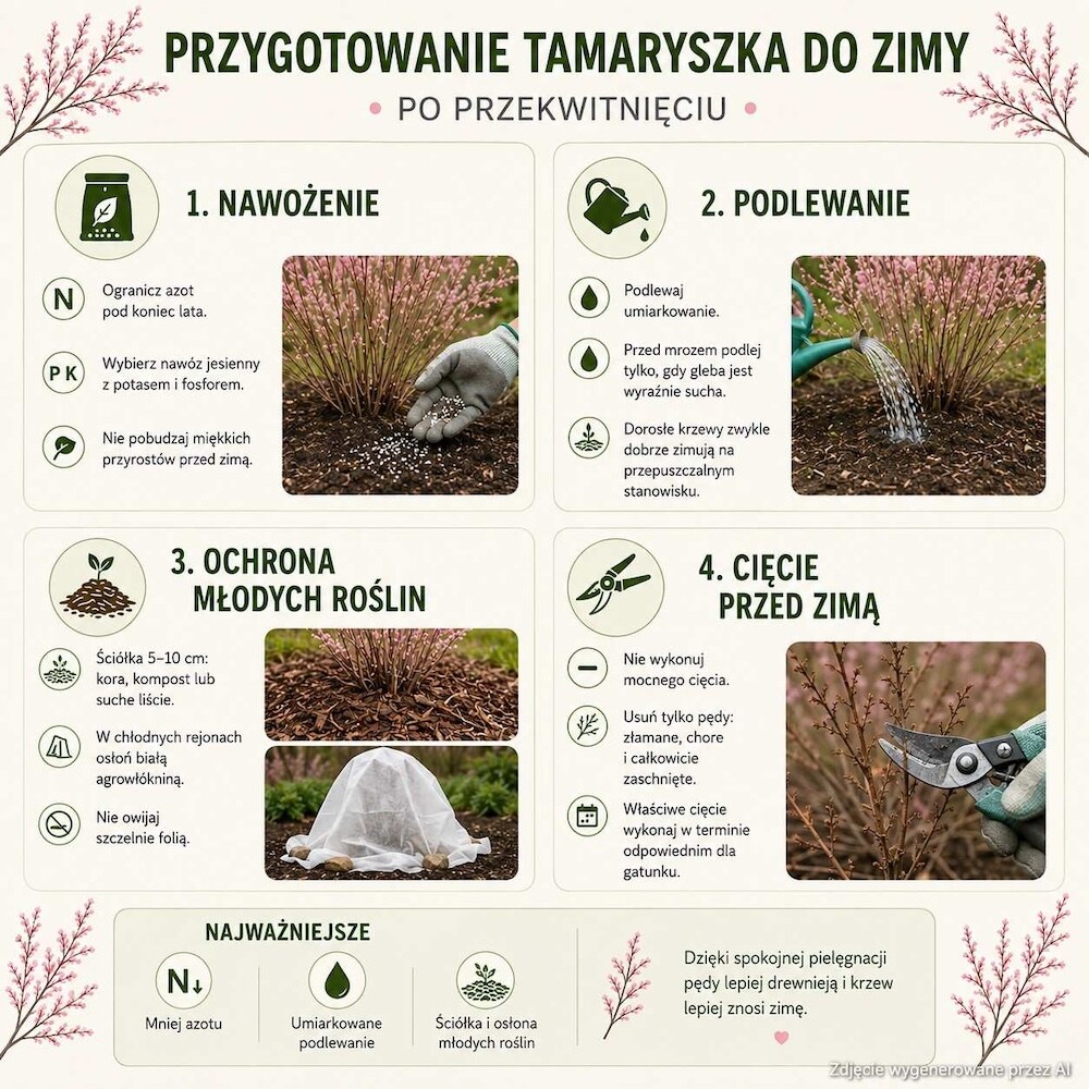 jak przygotować tamaryszek przed mrozami jak przygotować tamaryszek do zimy