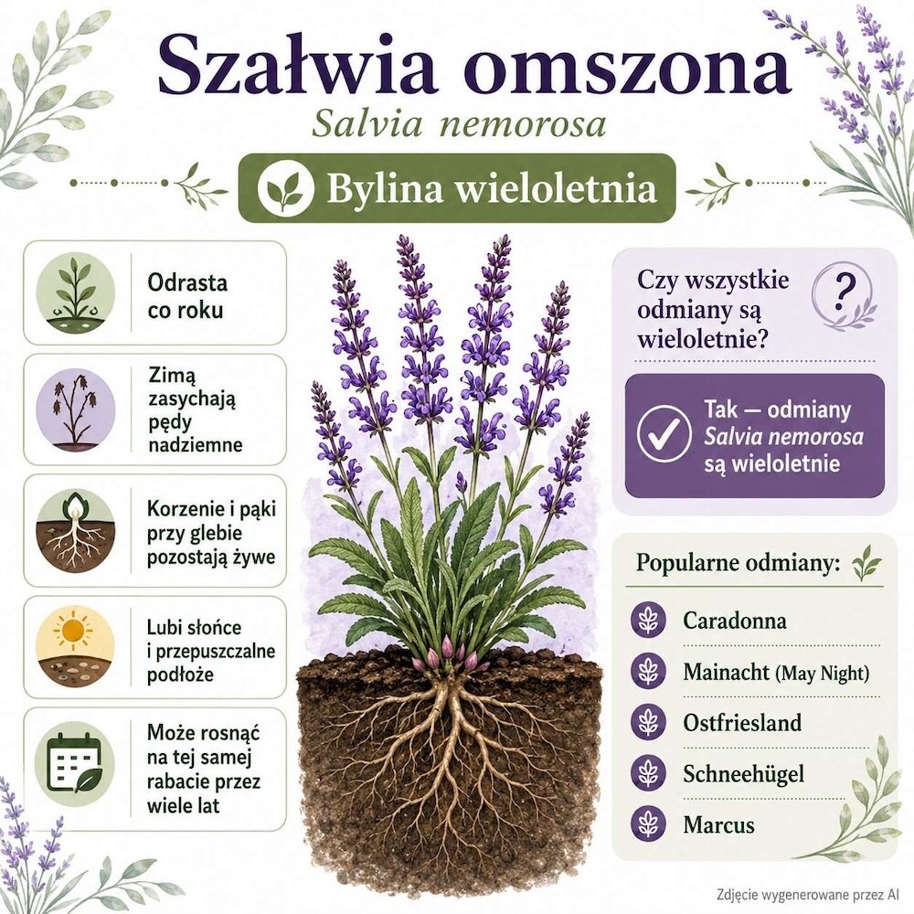 szałwia omszona - czy jest wieloletnia i przezimuje w gruncie szałwia omszona - czy jest wieloletnia i ile rośnie
